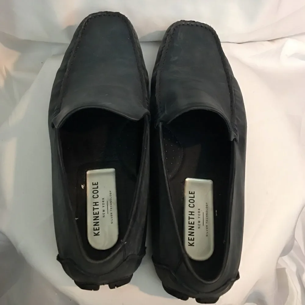 Kenneth Cole leather Blue loafers size 91/2